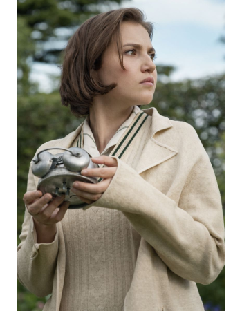 Agatha Christies Seven Dials McKenna-Bruce Beige Coat