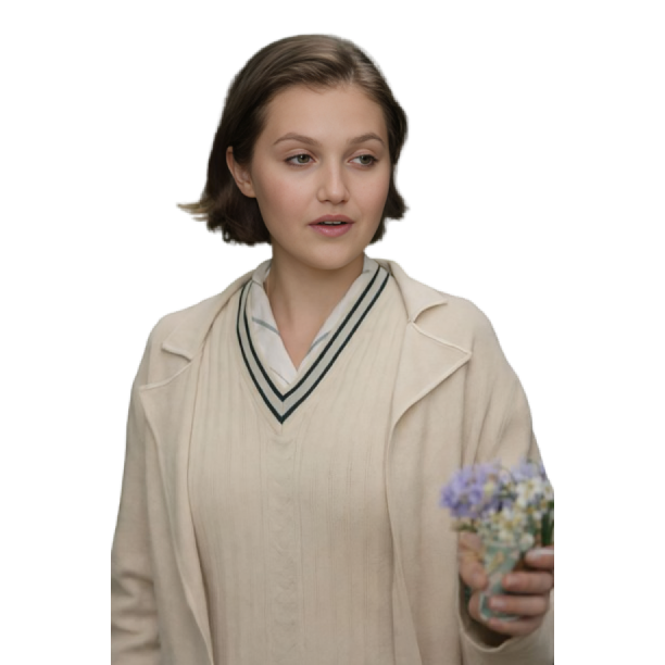 Agatha Christies Seven Dials McKenna-Bruce Beige Coat