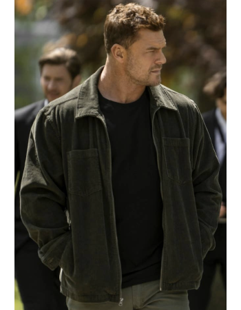 Alan Ritchson Neagley Jack Reacher Corduroy Jacket