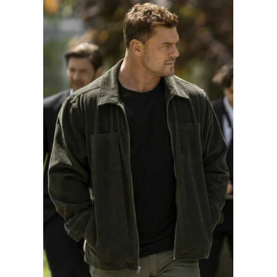 Alan Ritchson Neagley Jack Reacher Corduroy Jacket