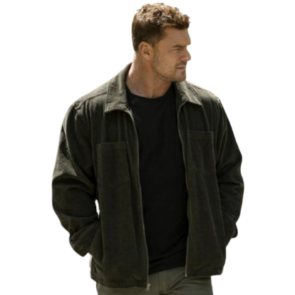 Alan Ritchson Neagley Jack Reacher Corduroy Jacket