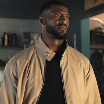 Aldis Hodge Cross Beige Jacket