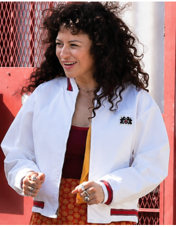 Alia Shawkat The Wrong Girls Molly Bomber Jacket