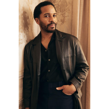 Andre Holland The Dutchman Clay Leather Blazer