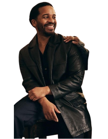 Andre Holland The Dutchman Clay Leather Blazer