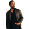 Andre Holland The Dutchman Clay Leather Blazer