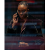 Anita Joy Uwajeh Fightland Black Fur Jacket