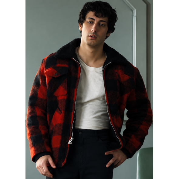 Anthony Ippolito I Play Rocky 2026 Red Plaid Jacket