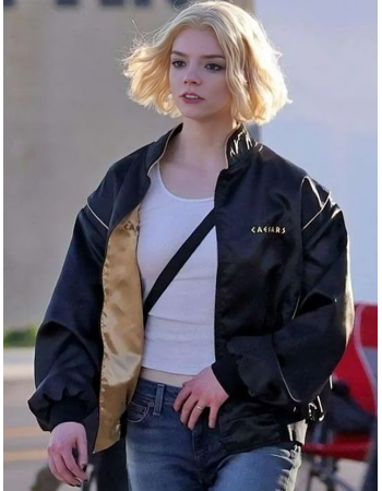 Anya Taylor Joy Lucky Bomber Jacket