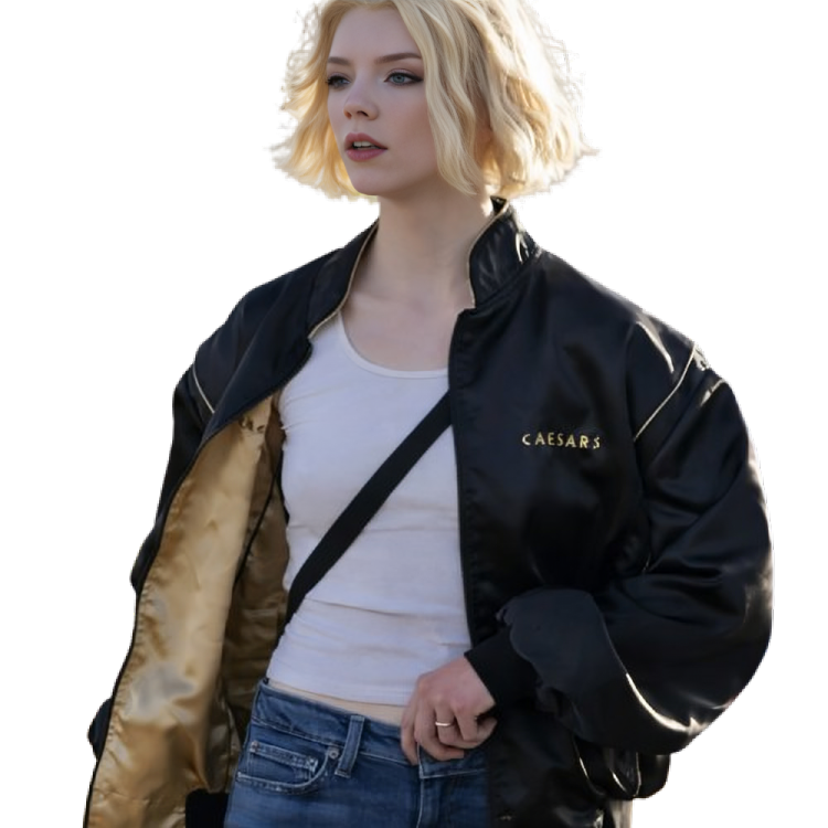 Anya Taylor Joy Lucky Bomber Jacket