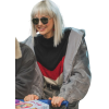 April X 2025 Lilly Krug Gray Fur Coat