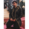 April X Tourialay Akbari Leather Coat