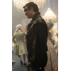 Bridgerton Luke Thompson Black Leather Jacket