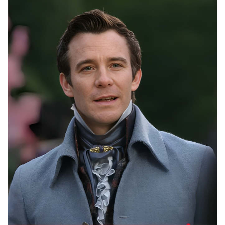 Bridgerton Luke Thompson Grey Coat