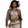 Carlacia Grant Outer Banks Cleo Brown Jacket