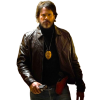 Cary Elwes Dead Mans Wire Brown Leather Jacket
