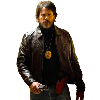 Cary Elwes Dead Mans Wire Brown Leather Jacket