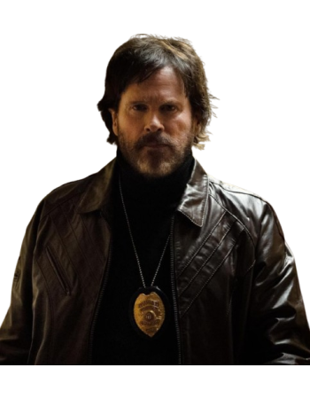 Cary Elwes Dead Mans Wire Brown Leather Jacket
