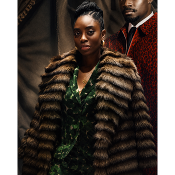 Cece Marshall Fightland Fur Coat