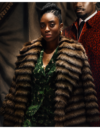 Cece Marshall Fightland Fur Coat