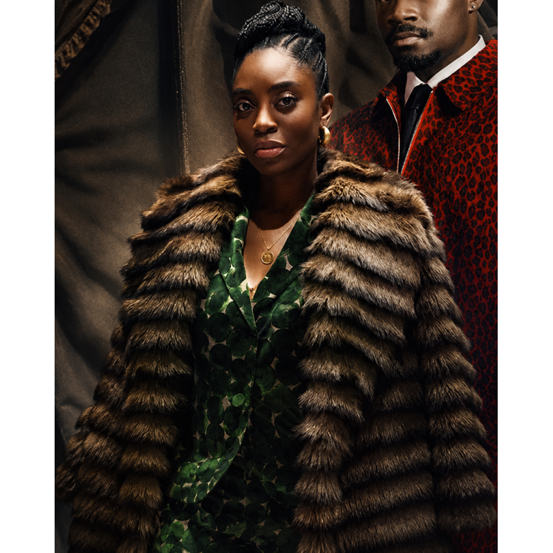 Cece Marshall Fightland Fur Coat