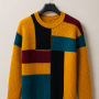 Color Block Knit Cardigan