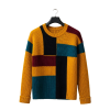 Color Block Knit Cardigan