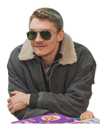 Connor Storrie April X Baxter Aviator Jacket