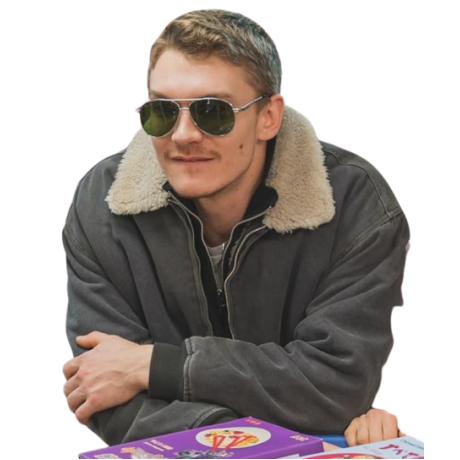 Connor Storrie April X Baxter Aviator Jacket