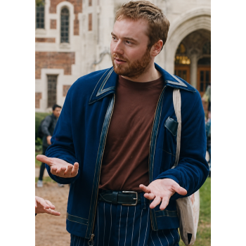 Cooper Hoffman Poetic License Ari Zimmer Jacket