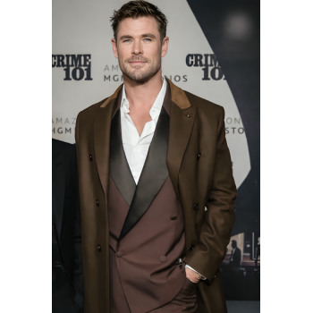 Crime Chris Hemswoth Brown Coat