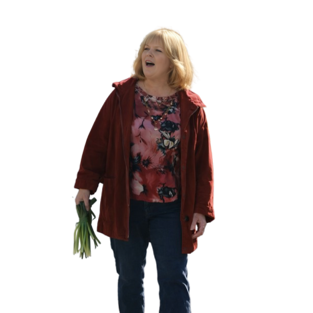 Dana The Burbs Red Jacket