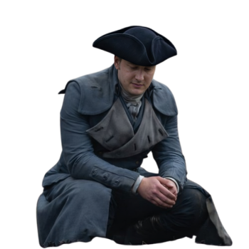 David Berry Outlander Blue Overcoat