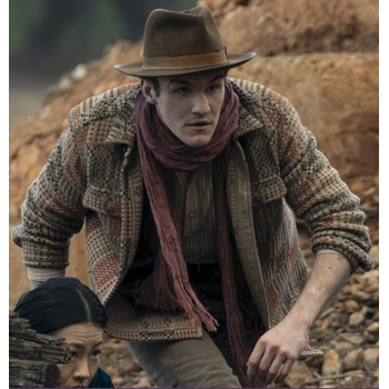 Donal Finn Young Sherlock James Plaid Jacket