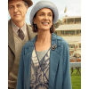 Downton Abbey Grand Finale Raquel Cassidy Blue Coat Downton Abbey Grand Finale Raquel Cassidy Blue Coat