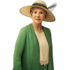 Downton Abbey Penelope Wilton Green Coat