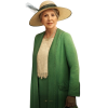 Downton Abbey Penelope Wilton Green Coat