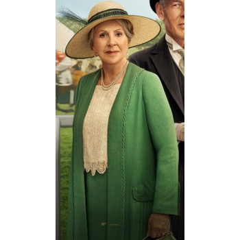 Downton Abbey Penelope Wilton Green Coat Downton Abbey Penelope Wilton Green Coat