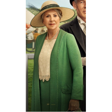 Downton Abbey Penelope Wilton Green Coat Downton Abbey Penelope Wilton Green Coat