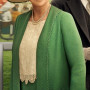 Downton Abbey Penelope Wilton Green Coat