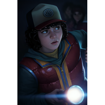 Dustin Henderson Stranger Things Tales from 85 Puffer Vest