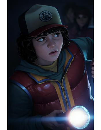 Dustin Henderson Stranger Things Tales from 85 Puffer Vest