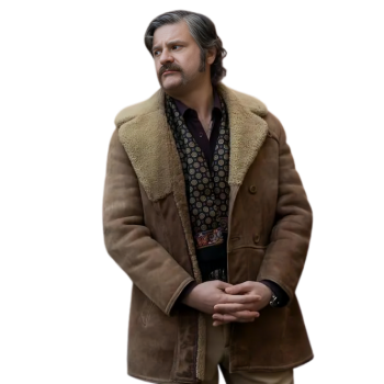 Edoardo Pesce The Big Fake Leather Coat