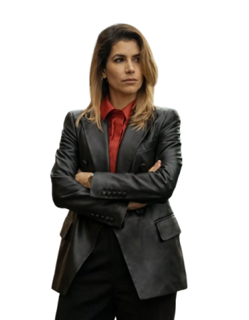 Elena Dionisi Motorvalley Leather Blazer