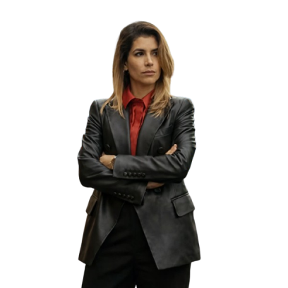 Elena Dionisi Motorvalley Leather Blazer