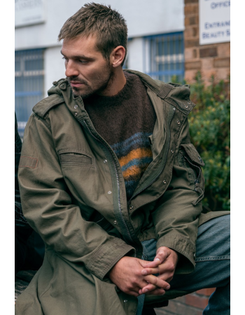 Fightland Tyler Conti Green Cotton Jacket