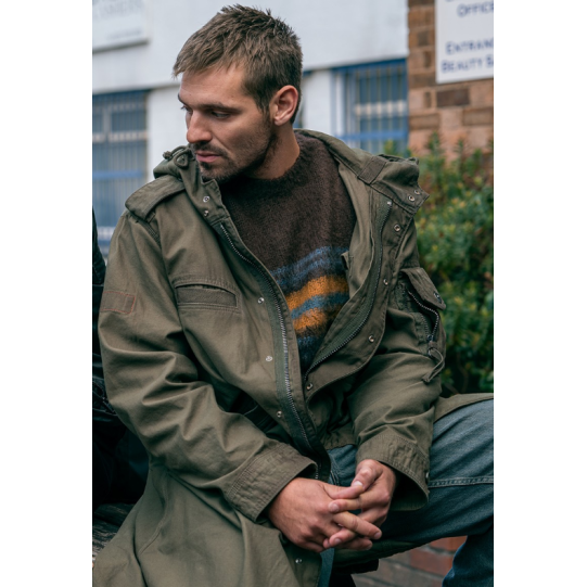 Fightland Tyler Conti Green Cotton Jacket