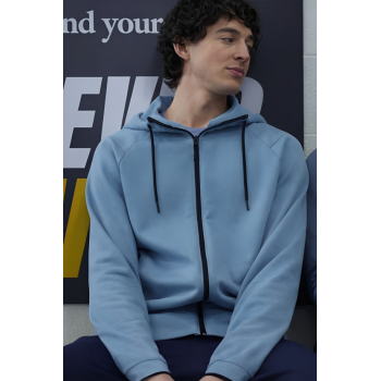 Finding Her Edge Cale Ambrozic Blue Hoodie