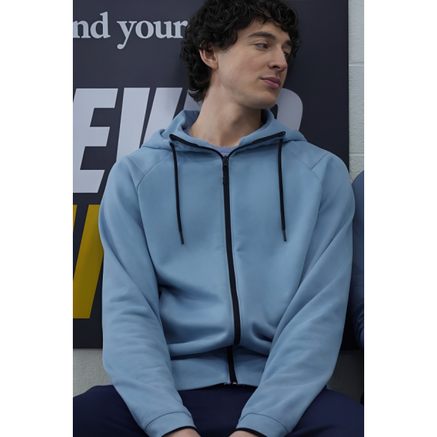 Finding Her Edge Cale Ambrozic Blue Hoodie