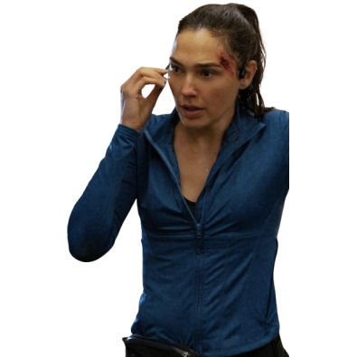 Gal Gadot The Runner 2026 Blue Jacket